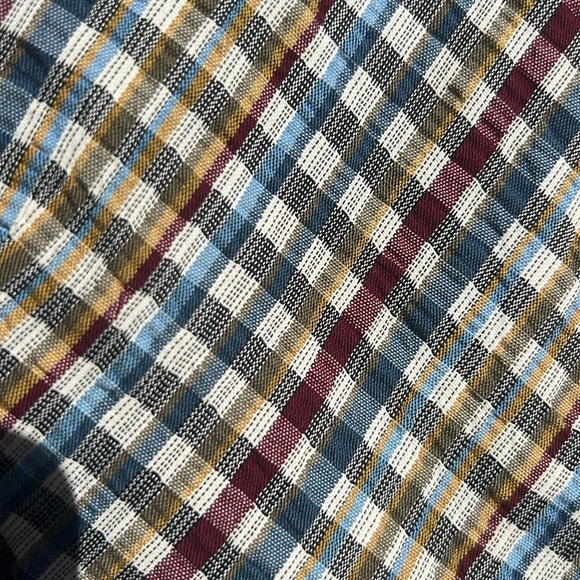 Vintage unique plaid jacket 3/4 length sleeves - Picture 2 of 8